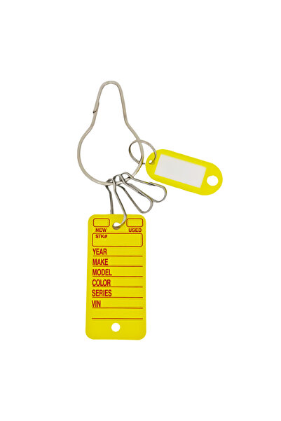 Choice A1 DIY Engravable Nameplate Keychain, Stylish Card-shaped Car Keychain...