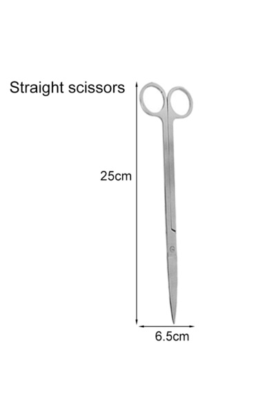 Choice Straight scissors Aquarium Scissors Tweezers Tool Fish Tank Plants Wav...