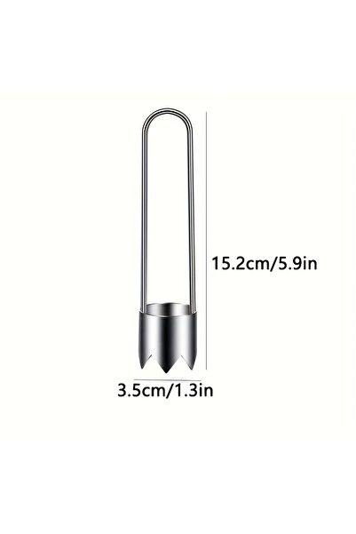 Choice 1pc 1/2/3pcs Stainless Steel Corer Tool - for Fruits & Veggies Like Ap...