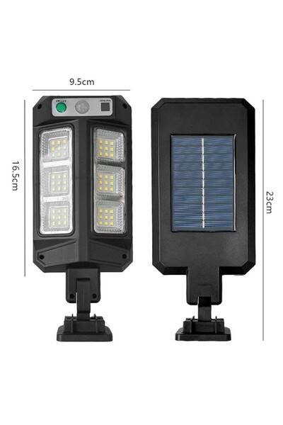 Choice3 6PCS LED Solar Street Lights Outdoor Waterproof Security Motion Senso...