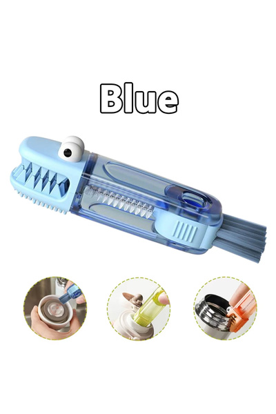 Choice Blue 3 In 1 Multifunctional Cleaning Brush Tiny Bottle Cup Lid Detail ...