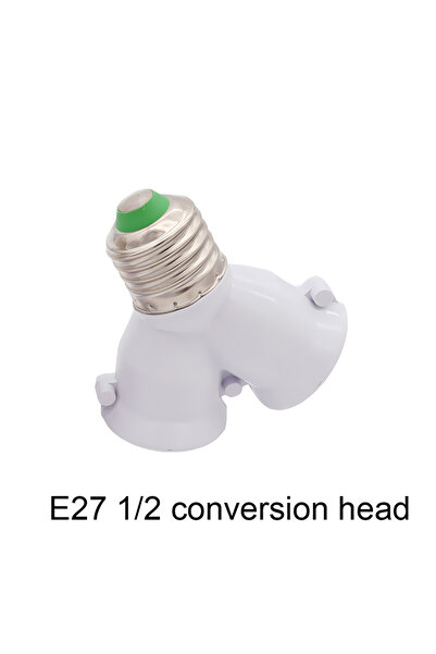 Choice E27 1/2 conversion head bulb socket creative 2-e27 lamp holder extende...