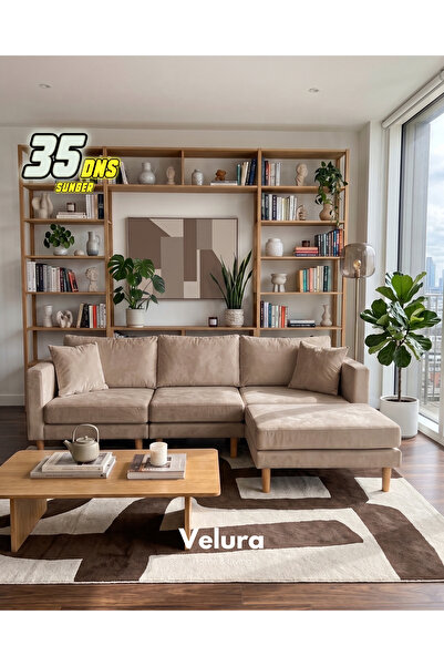 Velura Home & Living Armin Akıllı Köşe Koltuk Takımı & Modern Modüler Yataklı...