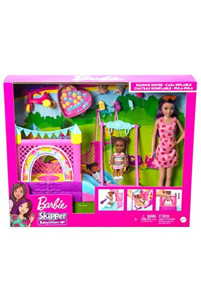 Barbie Bebek Bakıcısı Skipper Oyun Evi Seti HHB67