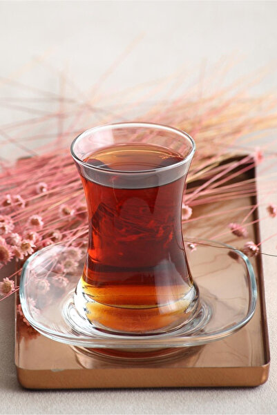 LAV Чаен сервиз Zen Glass за 6 души 170 мл (6 чаени чаши, 6 чаени чинийки)