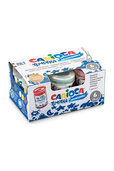 carioca Tempera Boya 25 gr 6 Adet KO022