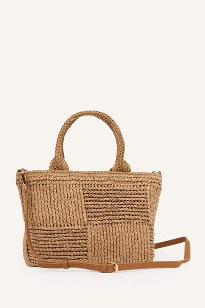 DeFacto Women's Straw Shoulder Bag G4566Axns