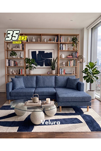 Velura Home & Living Armin Akıllı Köşe Koltuk Takımı & Modern Modüler Yataklı...