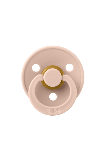 Bibs Colour Kauçuk Emzik - Blush 0-6 Ay