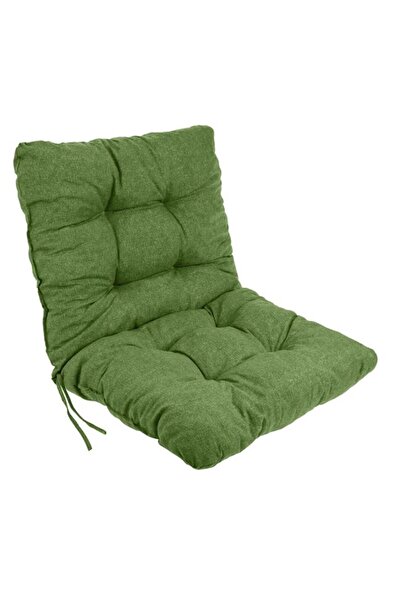 BAMI NETWORK Perna scaun exterior verde cu spatar 100x50cm