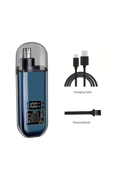 Choice1 blue Nose Hair Trimmer Portable Trimmer for Nose Mini Nose and Ear Ha...