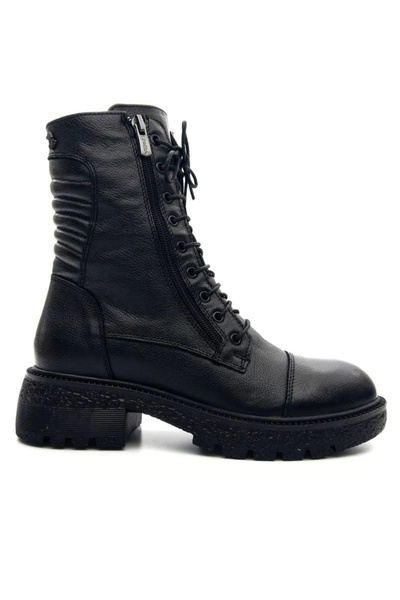 venüs ayakkabı Venus2353401K Women's Leather Boots Black
