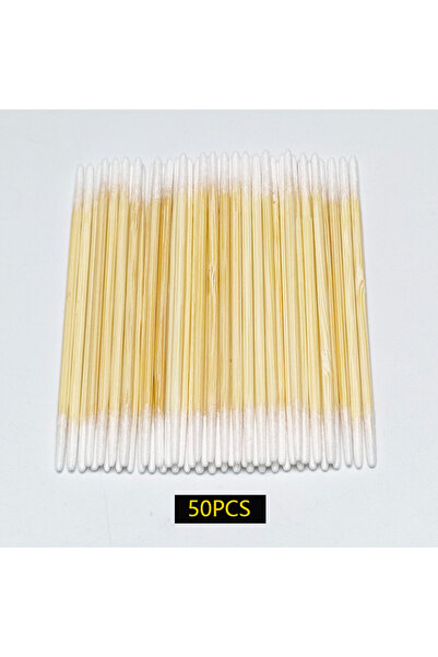 Choice4 50pcs Microblading Cotton Swab with Wood Sticks Cotton Swabs Pointed ...