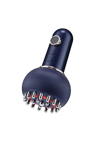Choice1 Blue 9 Gears Electric Meridian Brush Body Massager with Gua Sha Micro...