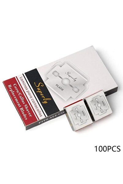 Choice 100pcs 100 Pcs Steel Replacement Blades Foot Callus Remover Hard Foot ...