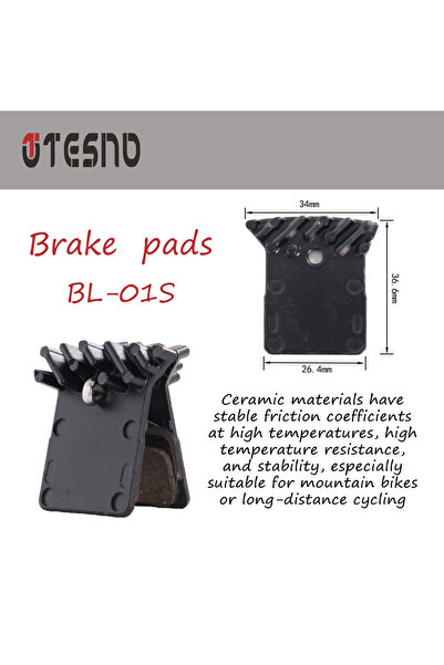 Choice BL-01S Shimano Compatible Metal Ceramic Disc Brake Pads for MTB Ebike ...