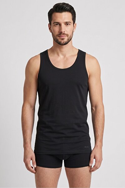 OBJE Black Lycra Cotton Athletic Athlete