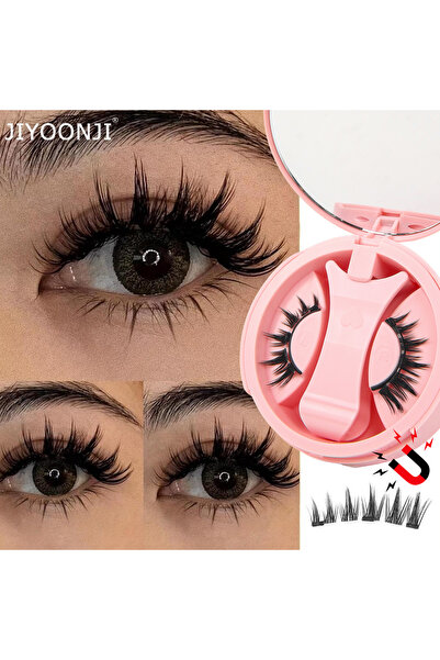 Choice YHY-2578-1 1 pair, anime-style magnetic false eyelashes, reusable magn...