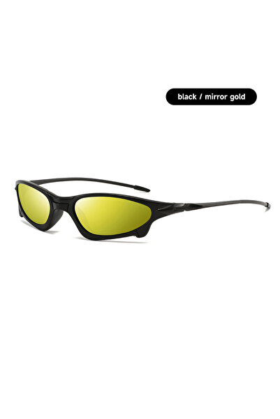 Choice6 MIRROR GOLD Ultra-Light Polarized Sunglasses Men Brand Designer UV400...