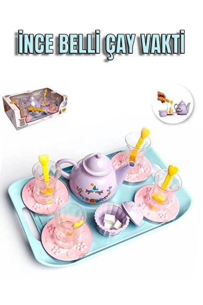 TOYFEST Kız Oyun Seti - Evcilik Oyun Seti - Ince Belli Çay Vakti Oyuncak Seti...