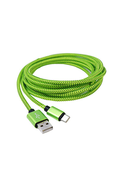 Choice 3m Green USB A To Type C Cable Date Sync Line 3A Fast Charging For And...