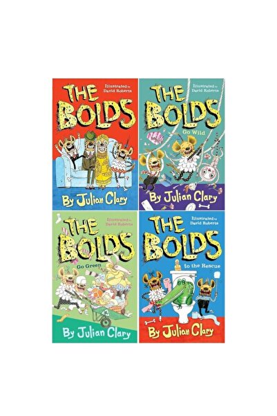 Andersen Press Ltd Julian Clary The Bolds Set de 4 cărți - Colecție