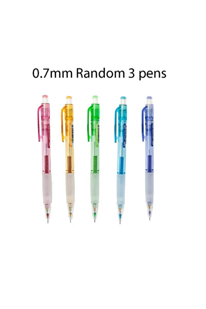 Choice 0.7mm 3pcs 5pcs Random 3 Pens Color Mechanical Pencil Set 0.5/0.7mm Er...