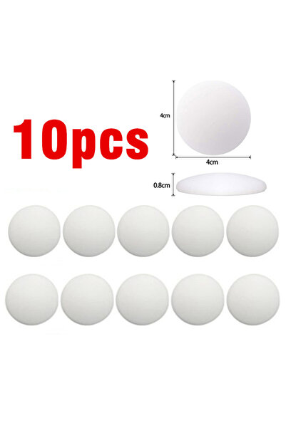 Choice1 10PCS 10pcs White Soft Silicone Wall Protector Self-adhesive Door Han...