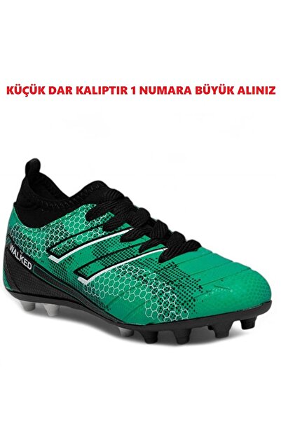 Walked Yarım Boğazlı Çorap Bilekli Erkek Çocuk Dişli Krampon Halısaha Futbol ...