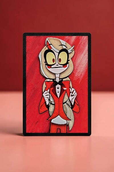 Saes Labs Hazbin Hotel Charlie Morningstar 3D Magnet 6×9 cm