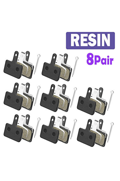 Choice 8pair TESNO Bike Resin Disc Brake Pads - Wear-resistant Hydraulic Brak...