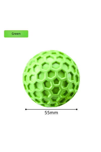 Choice Green-S(5.5CM) Tough Natural Dog Chew Toy Indestructible Squeaky Ball ...