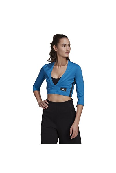 adidas Performance W MISSION V TEE HE1704 Βασιλικό Μπλε M