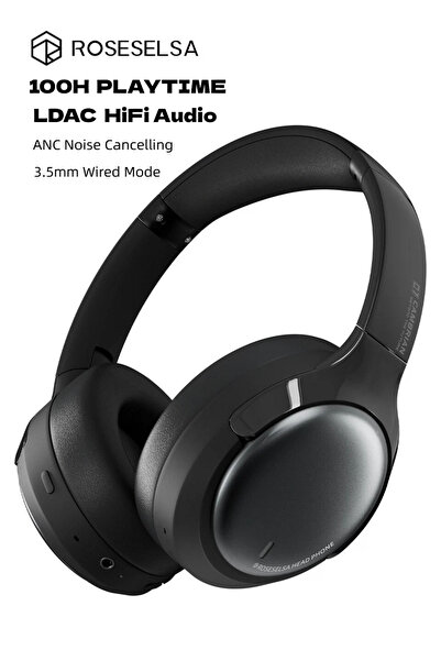 roseselsa Cambrian Wireless Over Ear Headphones, Hybrid ANC Noise Cancelling,...
