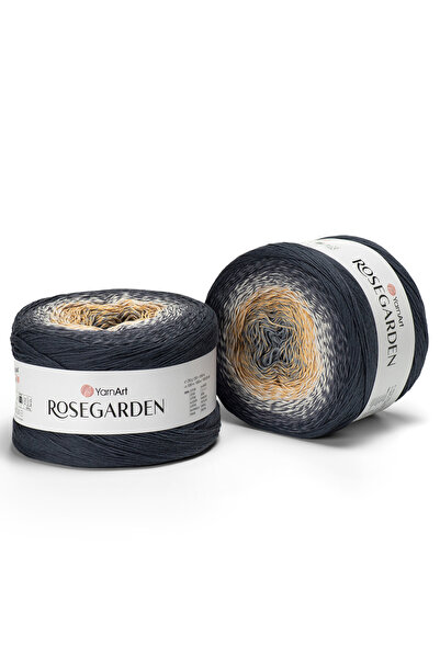 Yarnart Rosegarden - Frânghie de tricotat manuală marmorată Ebruli-323