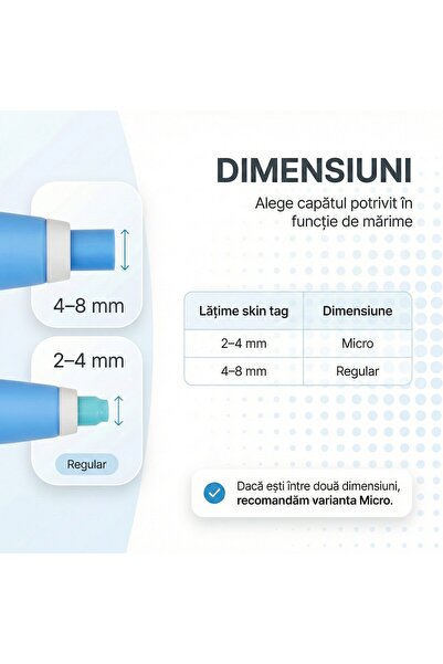 LittleDomi Dispozitiv Indepartare Papiloame prin Ligaturare, LittleDomi, Skin Tag Removal Kit, pentru Fata