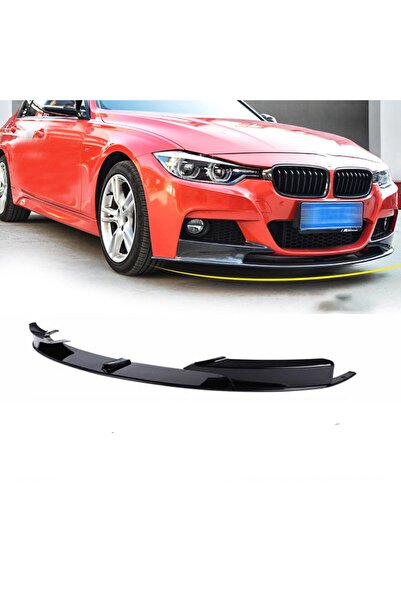 Universal Bmw F30 Ön Tampon Altı Lip Plastik Parlak Siyah 2 Parça