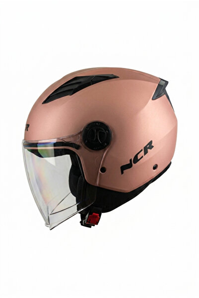 NCR Air Çenesiz Kask Rose Gold (ECE BELGELİ)