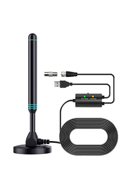 Choice black Explosions High-Definition Digital TV Antenna with Adjustable Un...