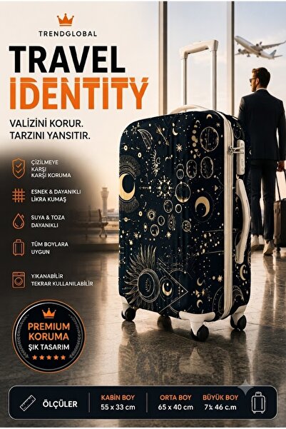 Trendglobal Valiz Kılıfı Bavul Kılıfı Likralı Esnek Kumaş Ve Dayanıklı Valiz ...