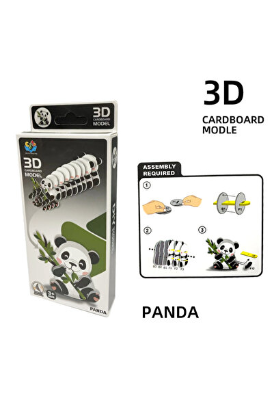 Choice PANDA Children's 3D Puzzle Kindergarten Animal Puzzle Panda Squirrel Z...