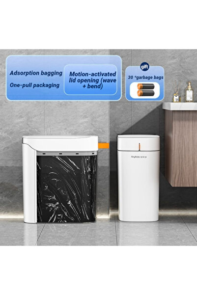 Choice Trash can-30 Bag JOYBOS Automatic Adsorption Bags Trash Can With Lid S...
