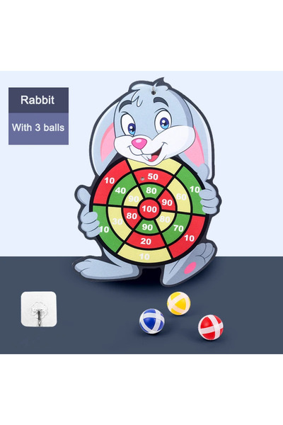 Choice1 Rabbit Educational Dart Board Baby Dart Indoor Sports Child Montessor...