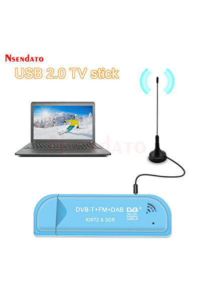 Choice no Battery Blister Blue Digital RTL2832U & R820T2 USB2.0 Smart DVB-T S...