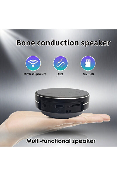 Choice1 black Bone Conduction Wireless Speaker, 5W Surging Sound Quality, Por...