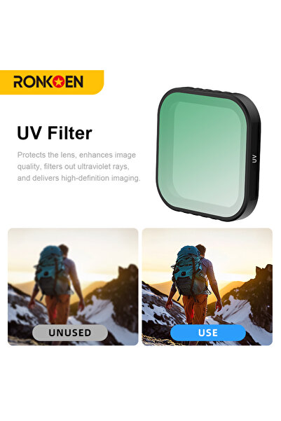 Choice4 UV Filter Ronkoen CPL ND8 ND16 ND32 Lens Filter Kit Aluminum Alloy Fr...