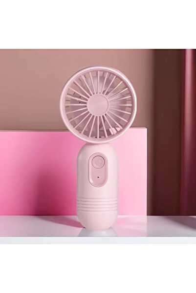 Choice1 Pink USB Mini Rechargeable Portable Fan with 3 Speeds, Handheld Fan f...