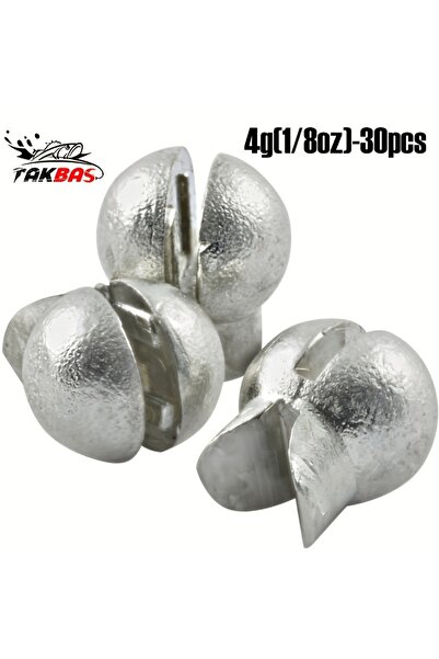 Choice 4g 30pcs Premium Split Shot Sinker Set 40/50pcs - Easy-Attach Lead Wei...