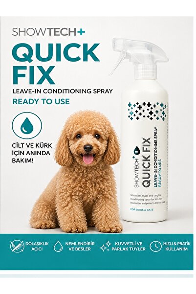 Showtech Show Tech+ Quick Fix Köpek Kıtık Açıcı Kolay Tarama Spreyi 500 ml - ...