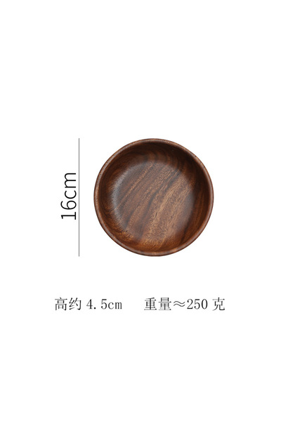 Choice 16cm Solid wood bowl Walnut Boat Bowl Creative wooden salad bowl Fruit...